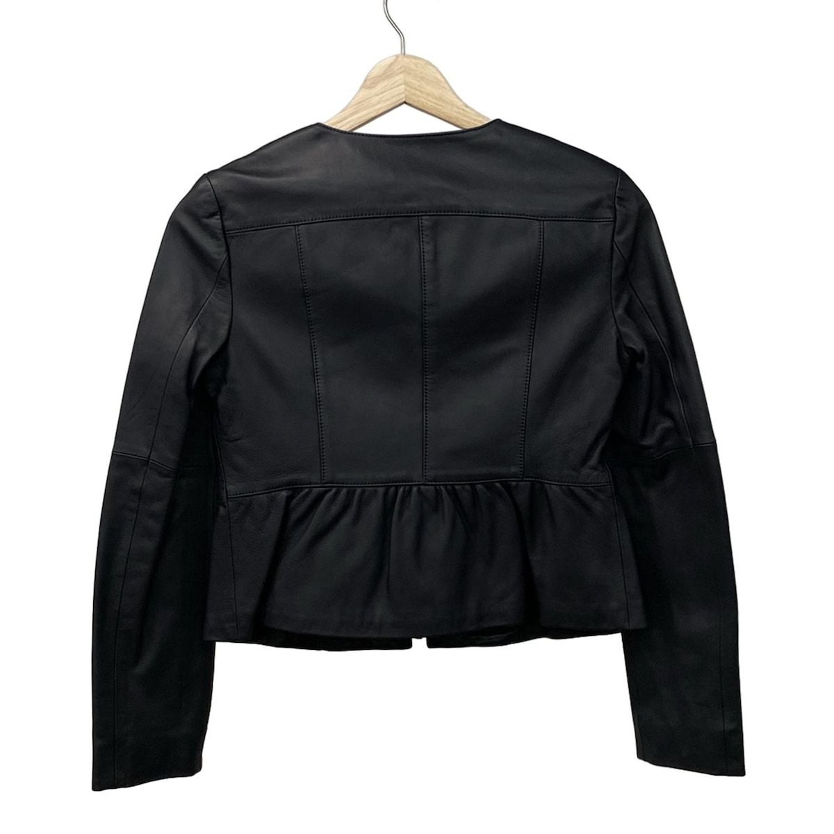 ANAYI アナイ ライダースジャケット サイズ34 S レディース - 黒 長袖 ジップアップ 春 秋