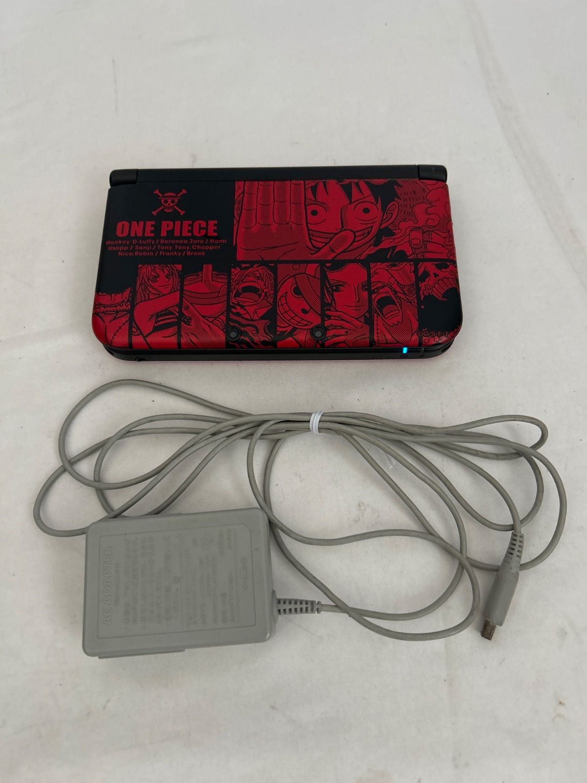 ニンテンドー3DS ll ONE PIECE エディション ルフィレッドver 本体 ACアダプター _sx-lt