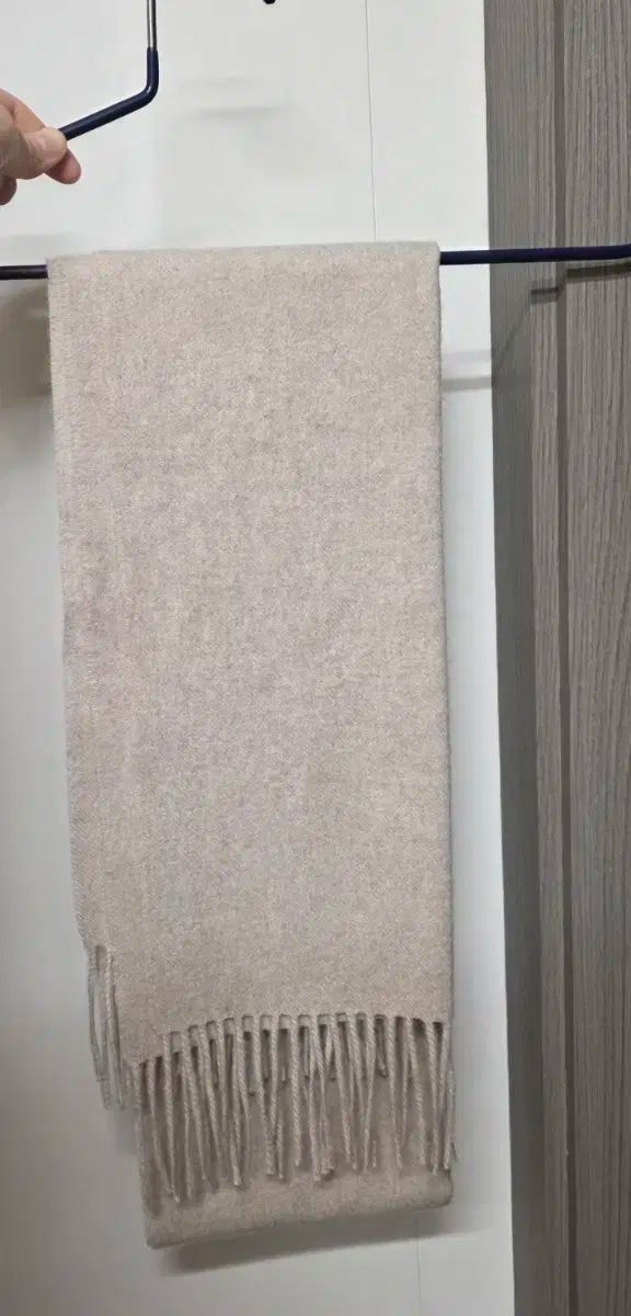 ジルスチュアート ベージュ色 ピュア カシミア マフラー