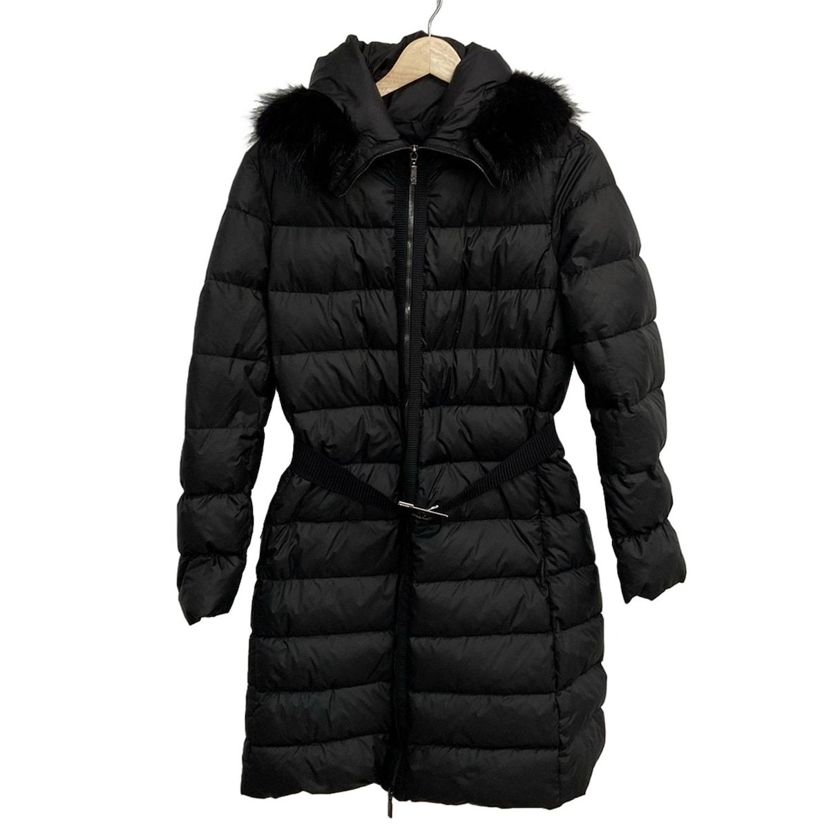 MONCLER モンクレール ダウンコート サイズ2 M レディース FABREFUR 黒 長袖 冬