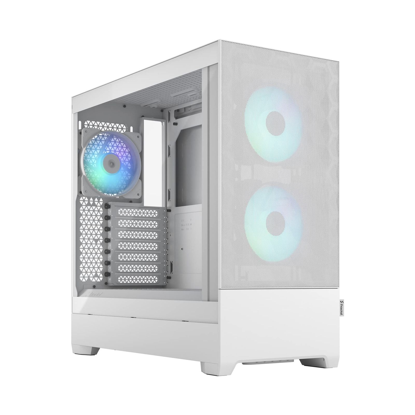 Air RGB White Pop TG Clear Design Tint ミドルタワー型PCケース Fractal FD-C-POR1A-01 CS8003