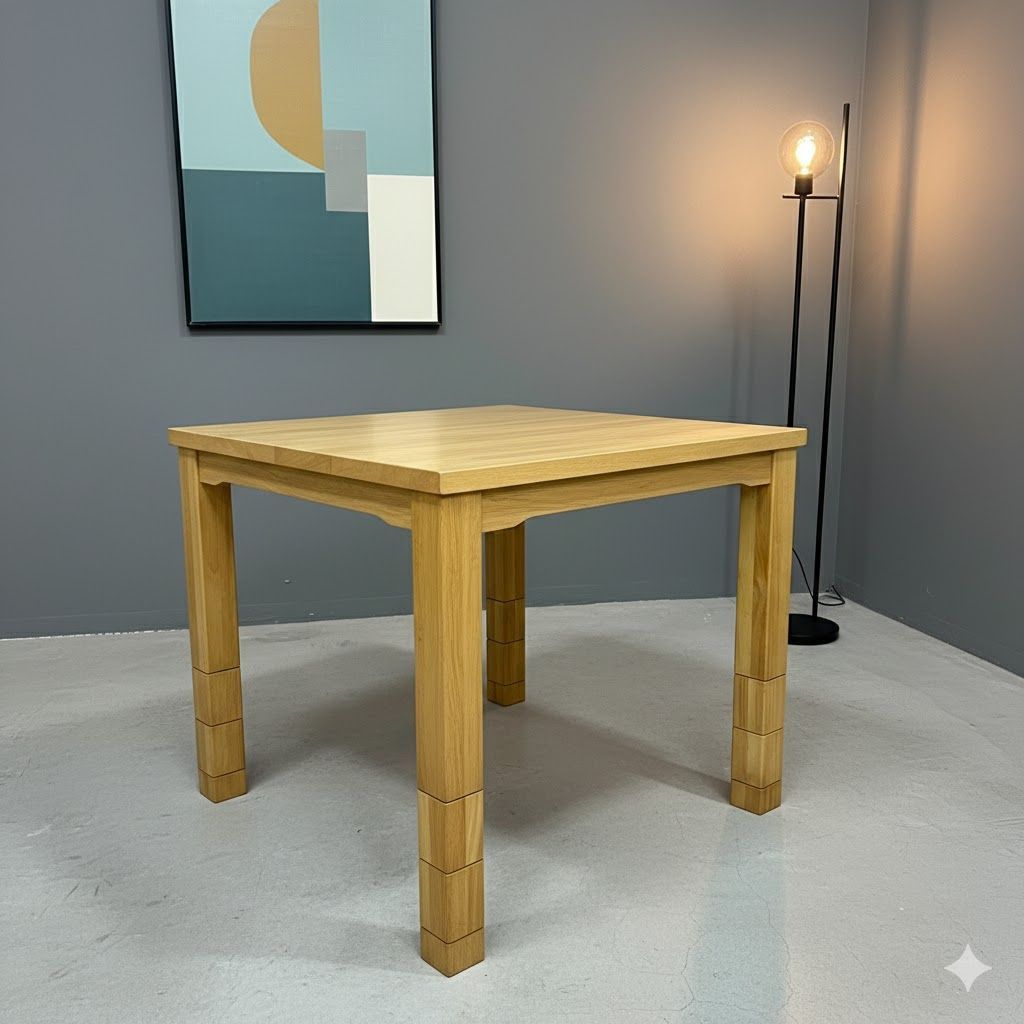 E ダイニングコタツ こたつ 正方形 80×80 高さ45-70まで6段階