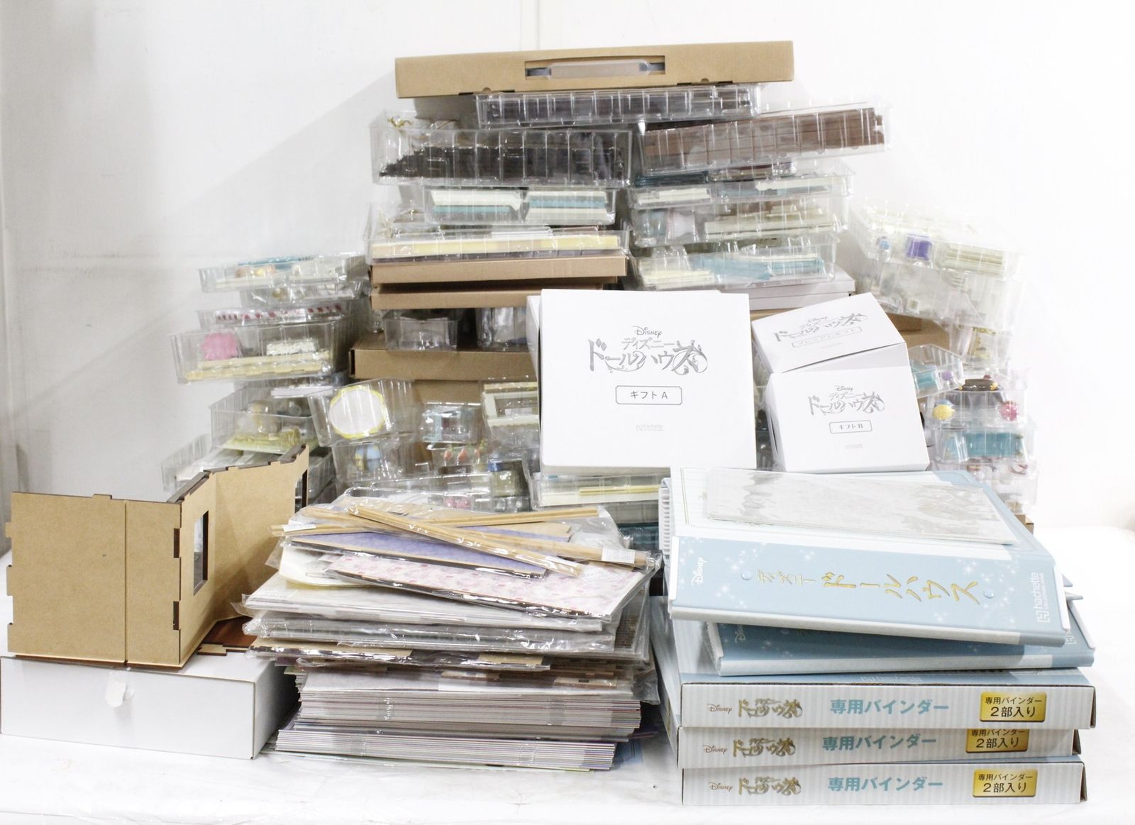 ほぼ未組立 アシェット ディズニードールハウス 16-125巻 1-15巻組立済み ギフト-ギフトA B 付き ジオラマ フィギュア ITH2FWS1JGG6-D-B18-byebye