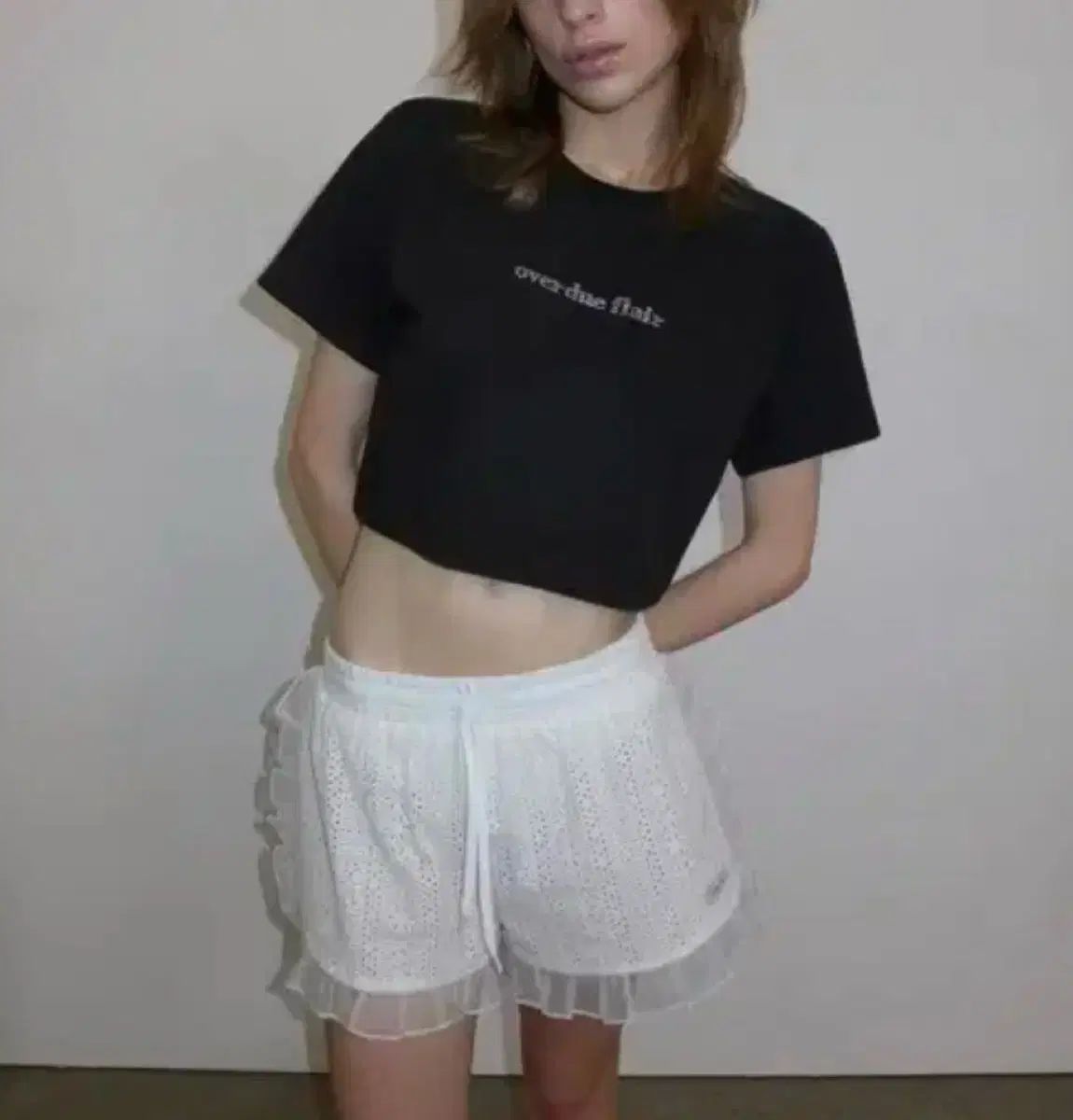 オーバーデューフ フリルショーツ ハーフパンツ