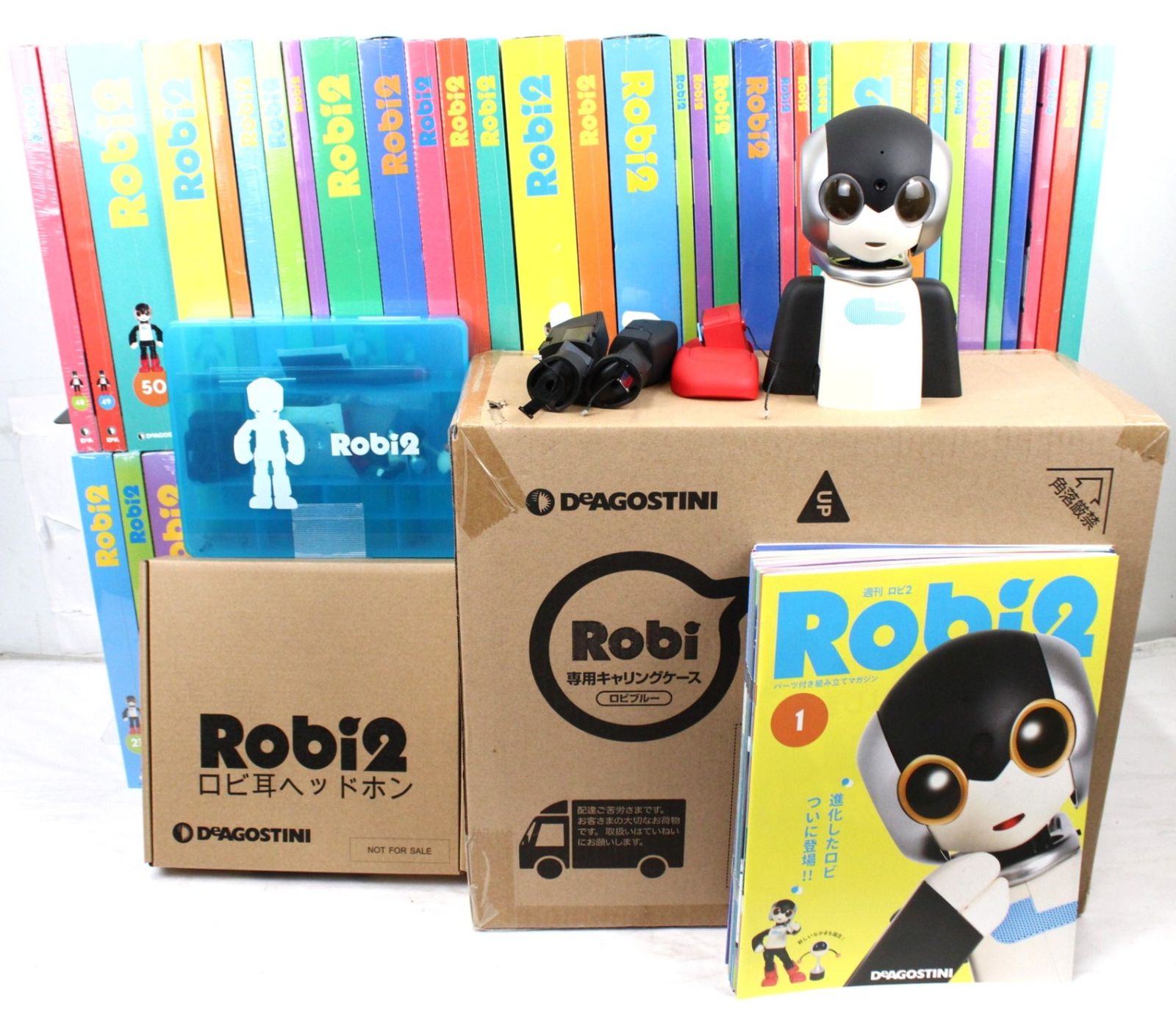 未組立 デアゴスティーニ ロビ2 23-80巻(1-22組立済みおまけ