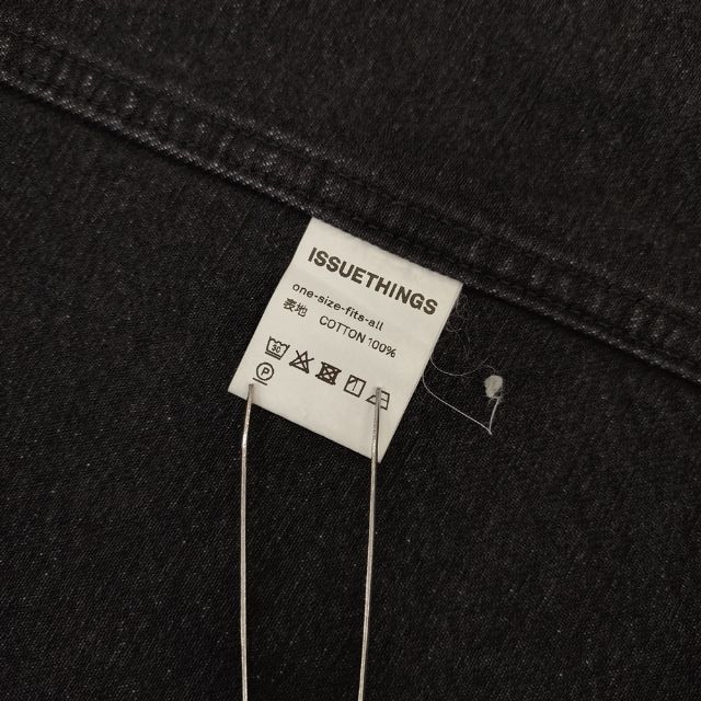 ISSUETHINGS type-1 オーバーサイズ デニムジャケット 23AW ブラック