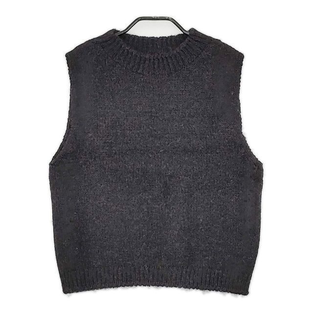 中川政七商店 麻とウールのざっくりニットベスト ベスト チャコールグレー レディース 中川政七商店 5-1019T∞