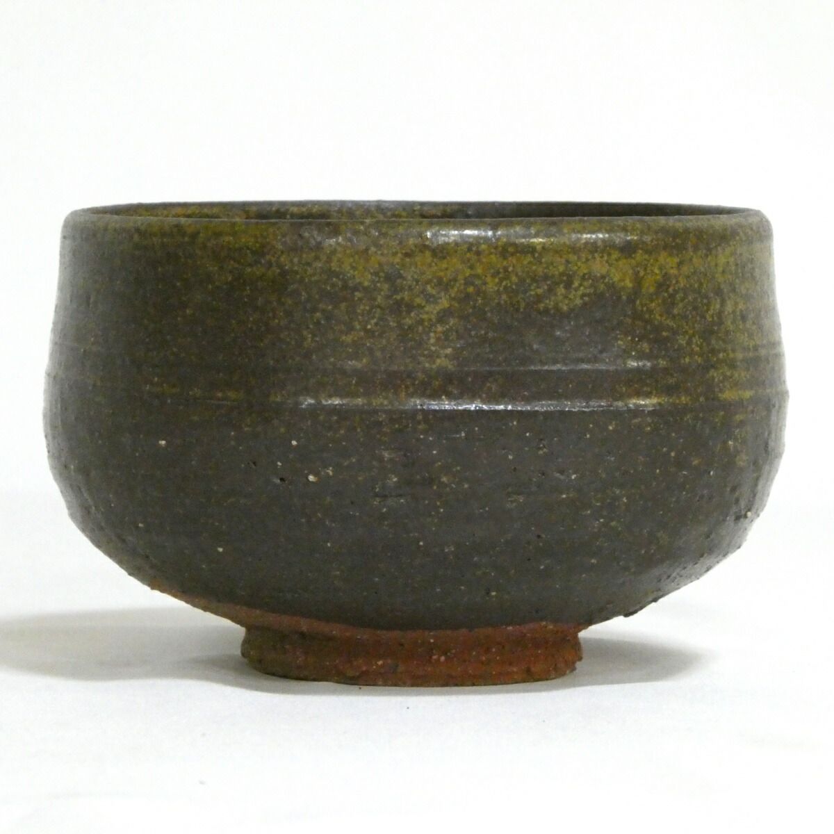 丹波茶碗 市野陶山 共箱あり M864 時代品】丹波焼 市野陶山 茶碗