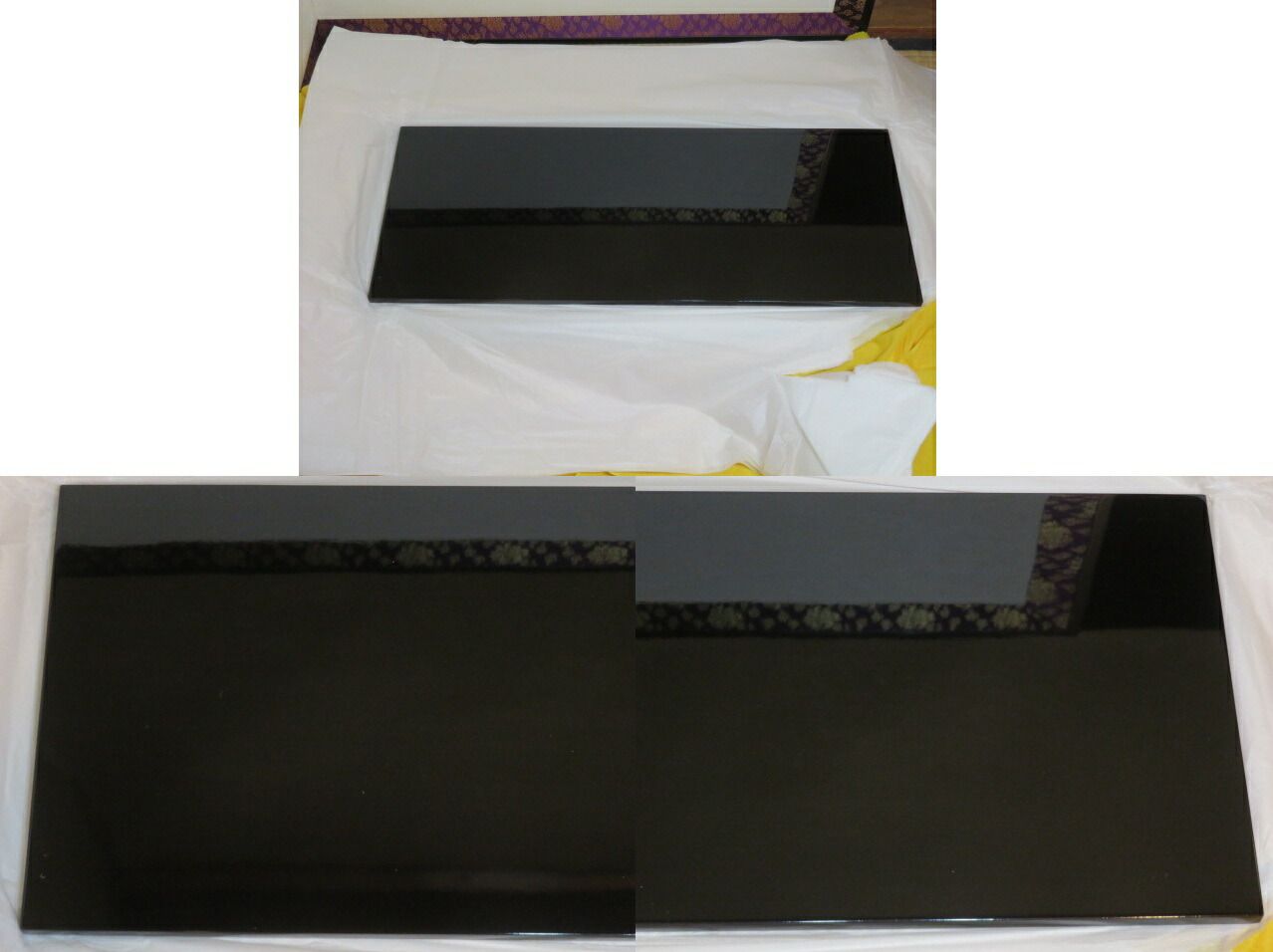 十一月 特売品 輪島塗 岡山至鳳作 真塗長板 一双 炉用 風炉用 税込 WWW_IBETON_RU