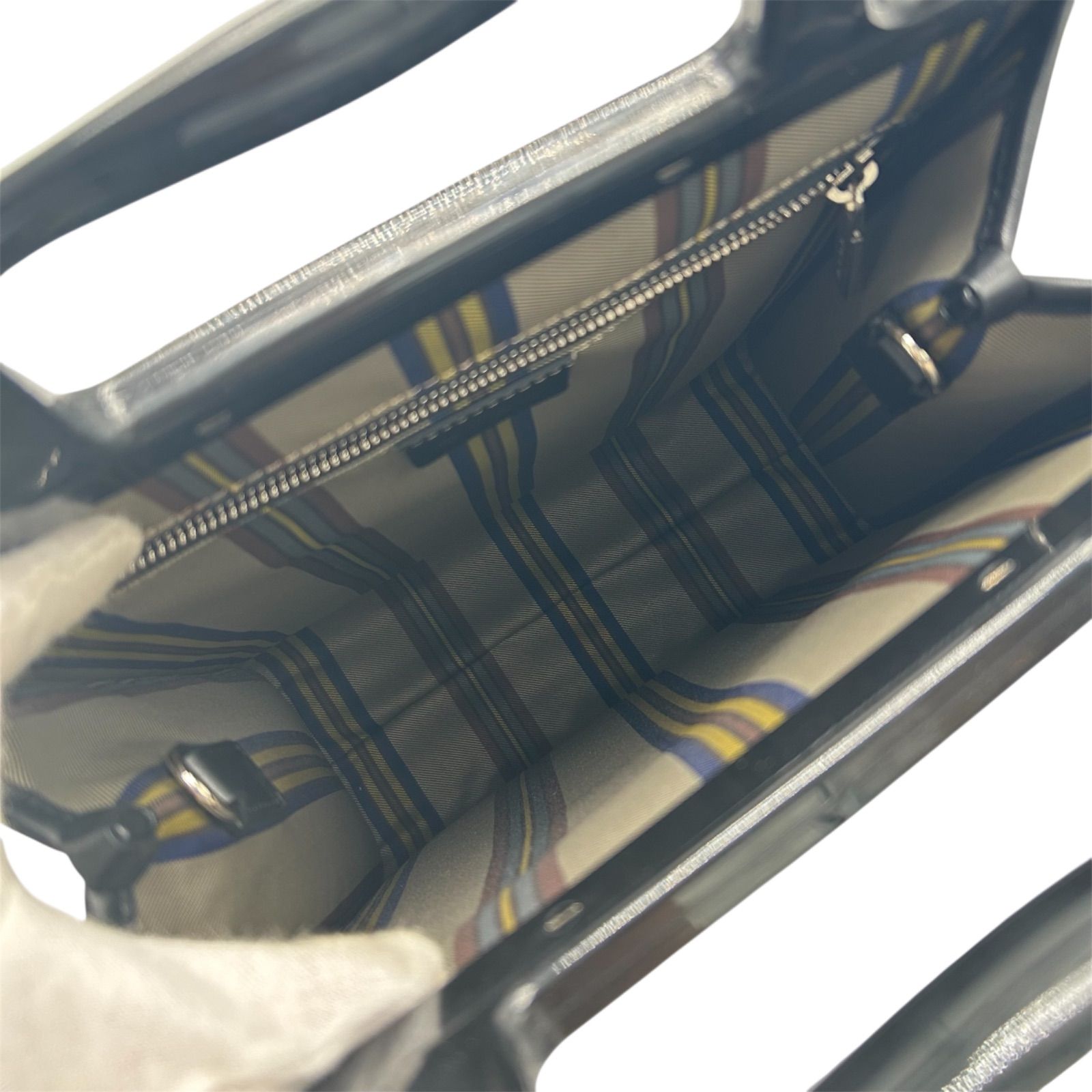 級 ETRO エトロ ペガサス ハンドバッグ 2WAY ラブトロッター ショルダー 肩掛け 斜めがけ ペイズリー ジャガード 刺繍 ネイビー シルバー金具 メンズ レディース ユニセックス DECORATOM_COM_BR