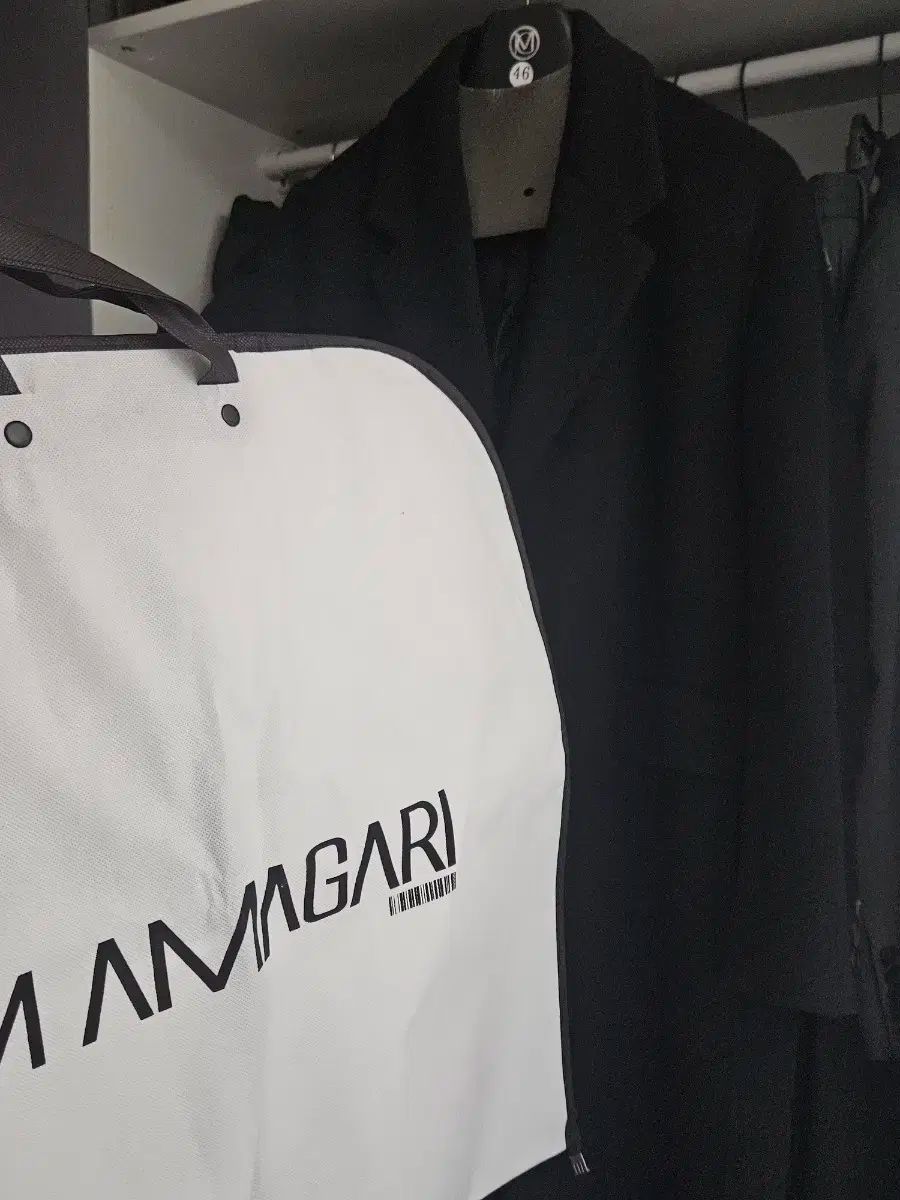 MAMAGARI オーバーサイズ ハンドメイド コート ブラック