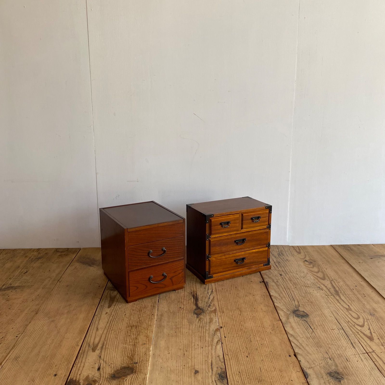 2点セット 小引き出し 裁縫箱 小物入れ 茶箪笥 昭和レトロ z942 - メルカリ