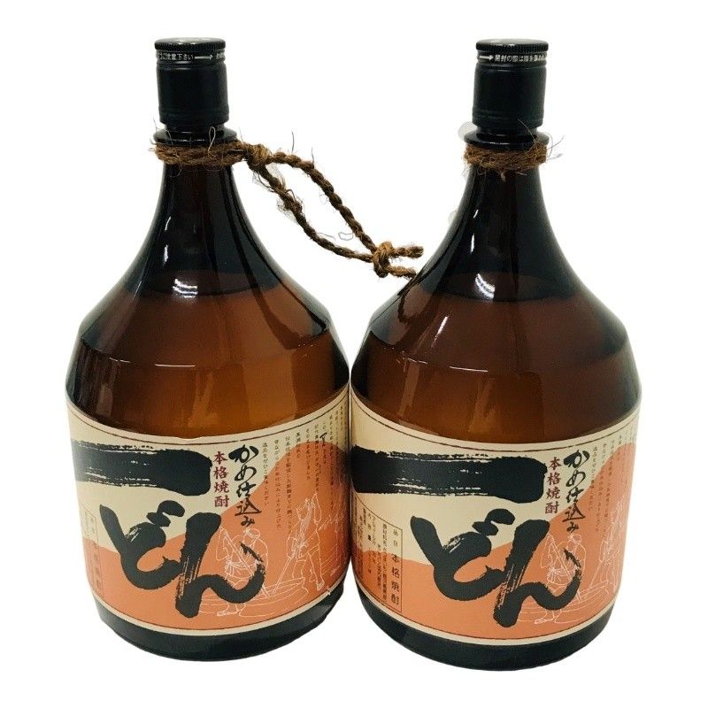 2本セット 本格芋焼酎 一どん 杜氏の里笠沙 1800ml 25度 鹿児島県 芋