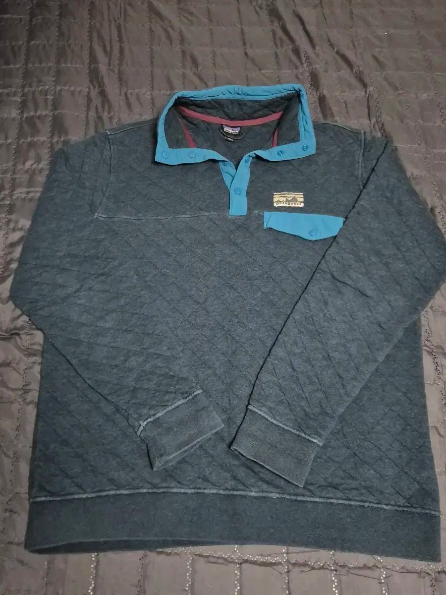 パタゴニア ヴィンテージロゴ キルト オーガニックコットン スウェットシャツ L
