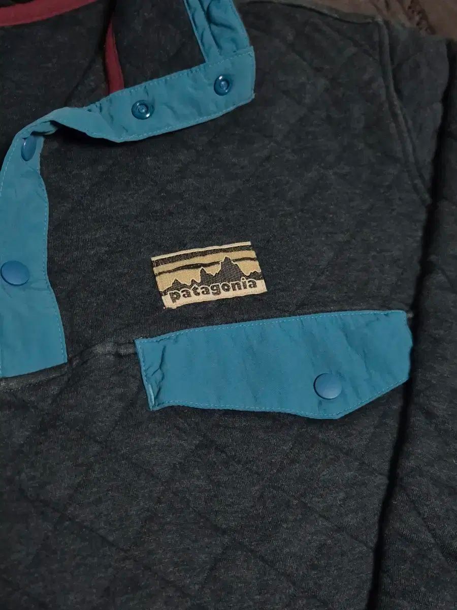 パタゴニア ヴィンテージロゴ キルト オーガニックコットン スウェットシャツ L