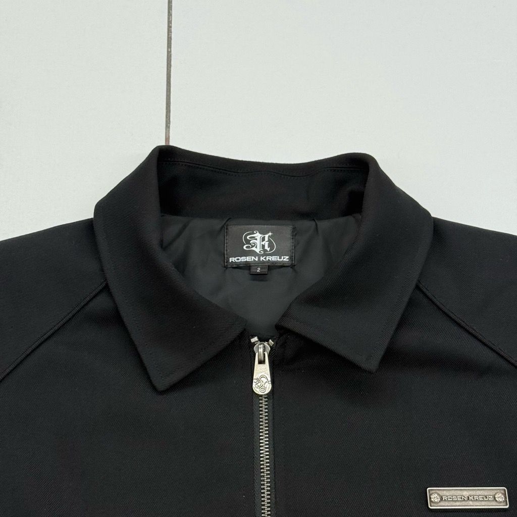 Rosen Kreuz】cropped collar blouson Rosen Kreuz】cropped collar