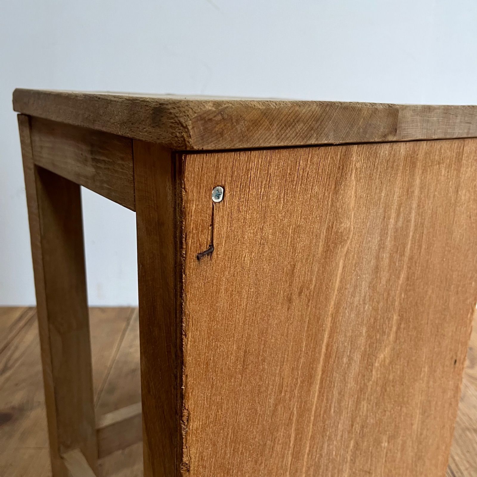 アンティーク 角 スツール 椅子 植物台 昭和レトロ z920 - メルカリ