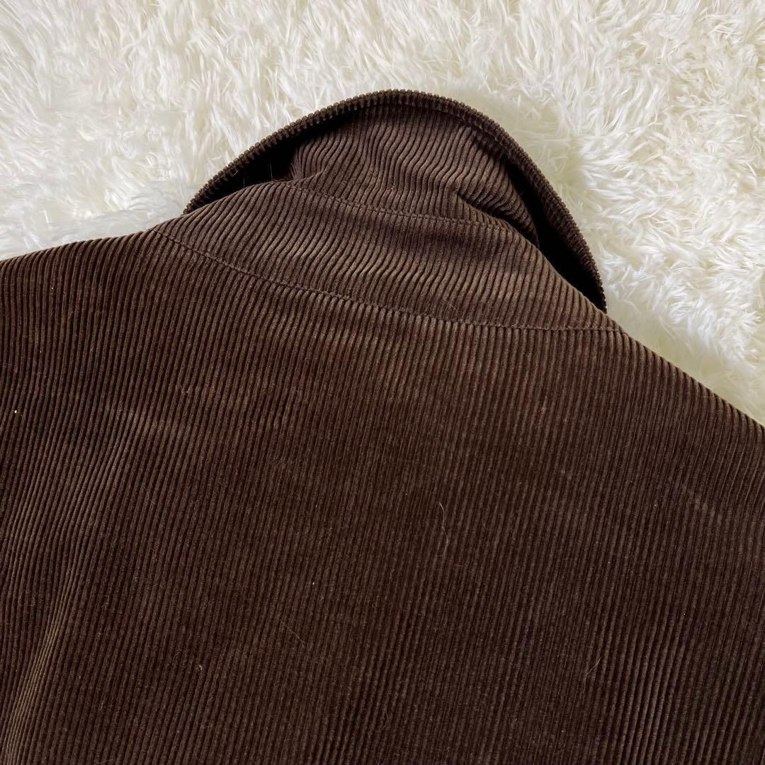 美品 BURBERRY LONDON カシミヤ コーディロイ コート ベスト 極上の