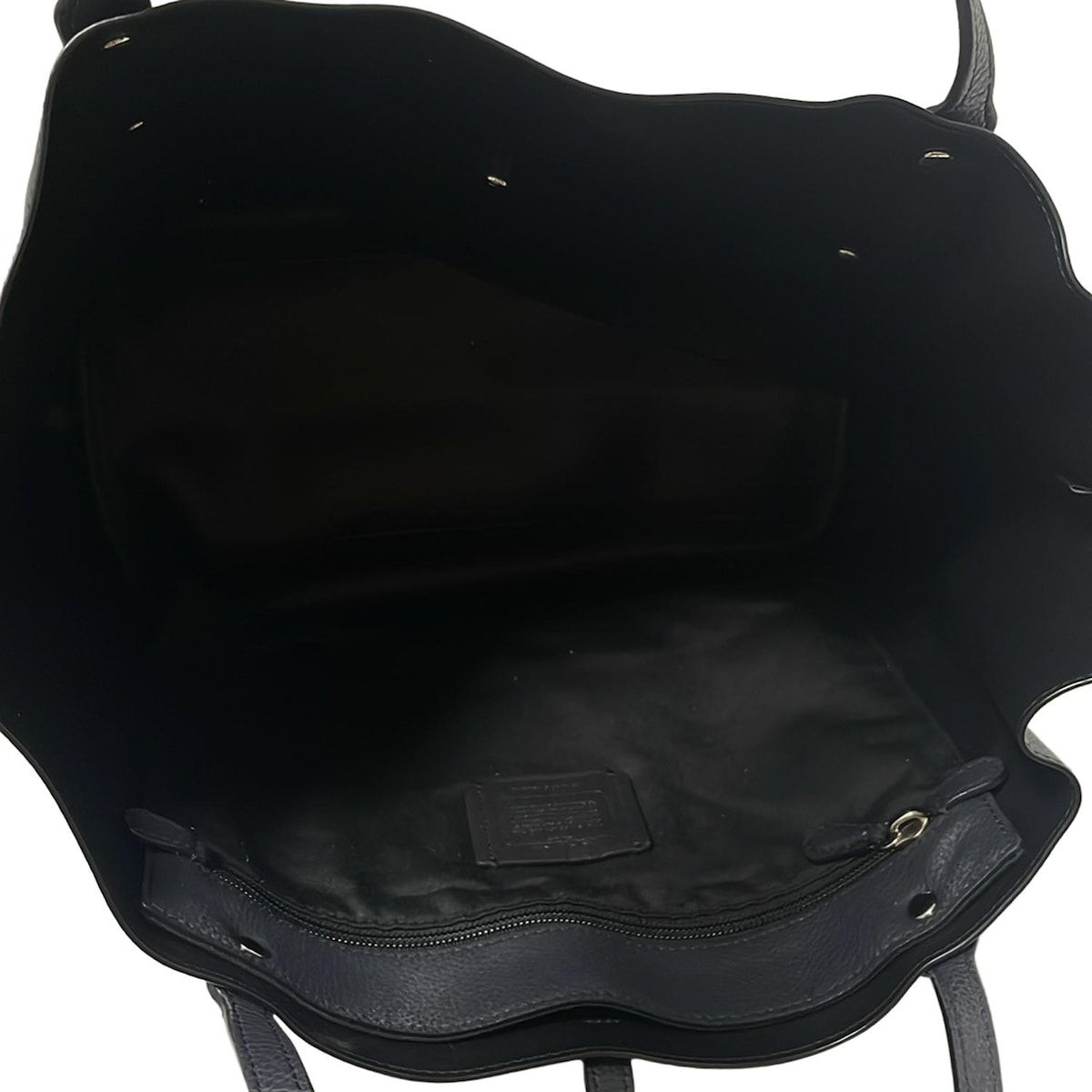 COACH コーチ トートバッグ - 58849 ダークネイビー レザー DECORATOM_COM_BR