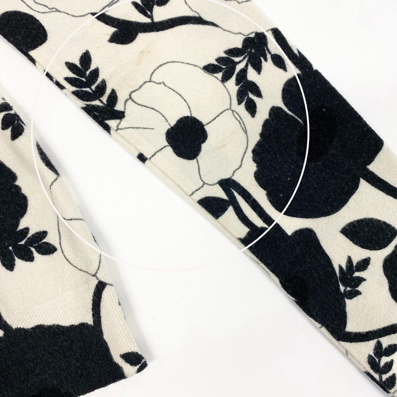 31k2 Blumarine ブルマリン イタリア製 長袖ニットカーディガン 花柄