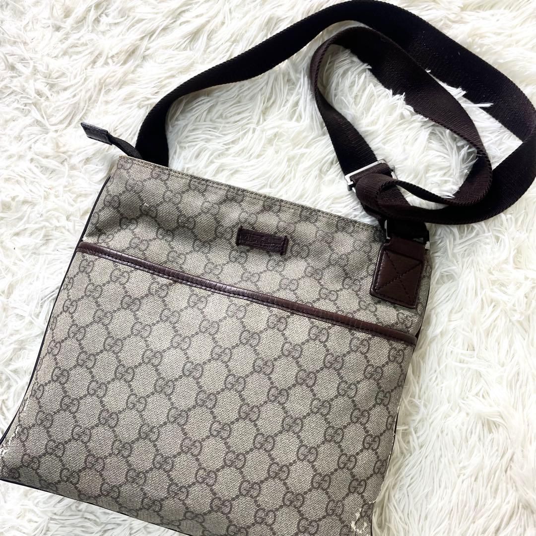 グッチ GUCCI ショルダーバッグ PVC 斜め掛け レディース メンズ