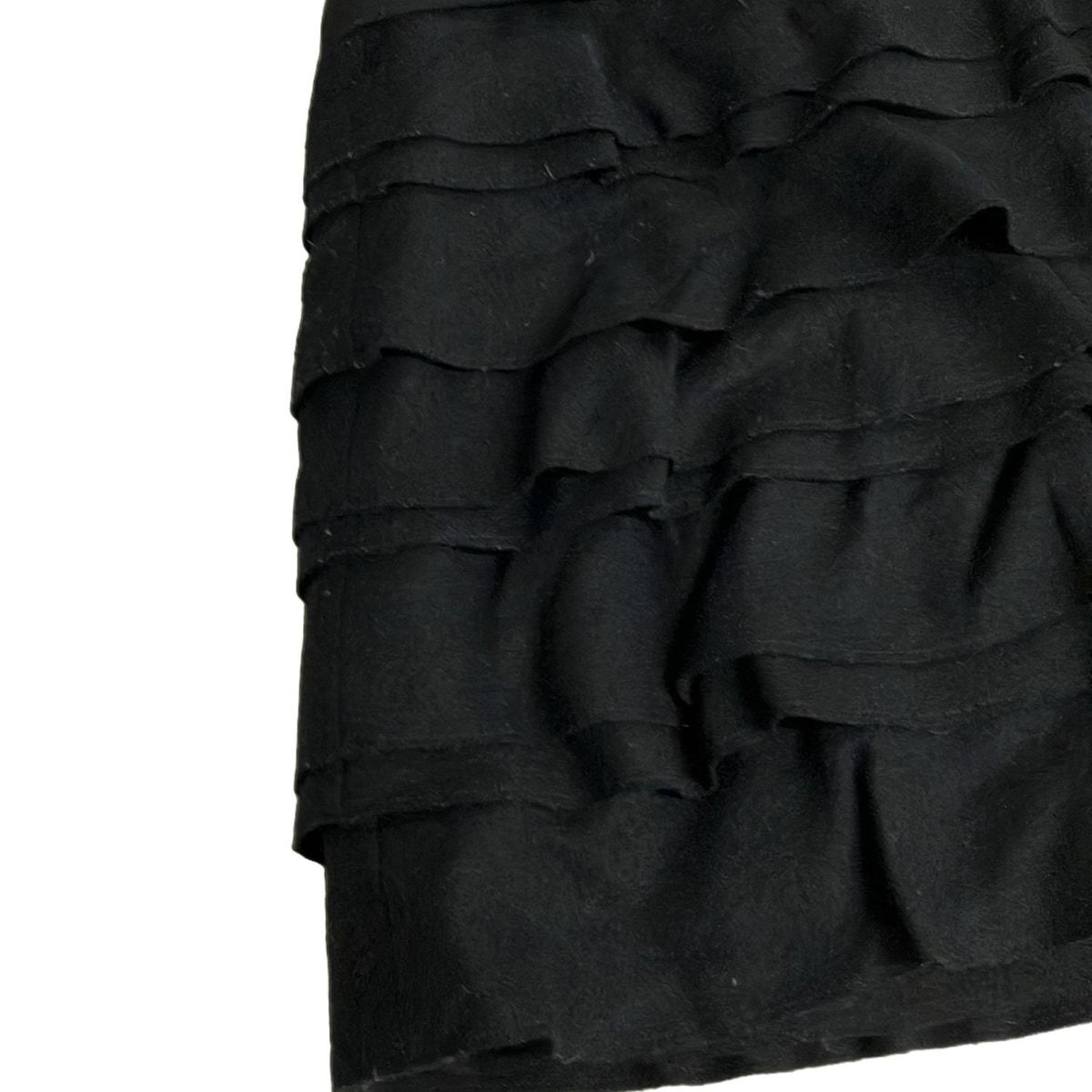 TO BE CHIC トゥービーシック ダウンコート サイズ40 M レディース - 黒 長袖 2way 裾部分着脱可 フリル 冬 GULLKHAN_COM