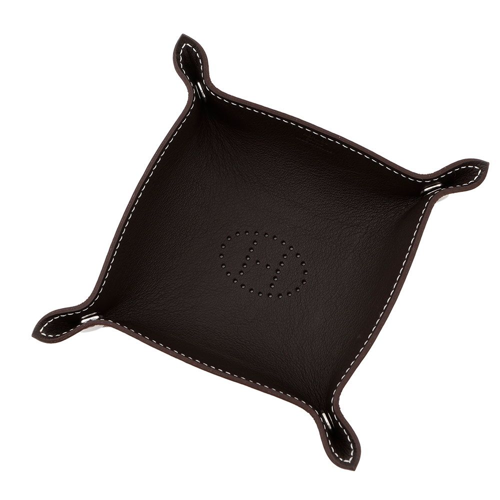 エルメス トレー ヴィド ポッシュ ミニ ミーズ エ ルランス デスク エベンヌ フォーヴ シルバー金具 トリヨンクレマンス K刻印