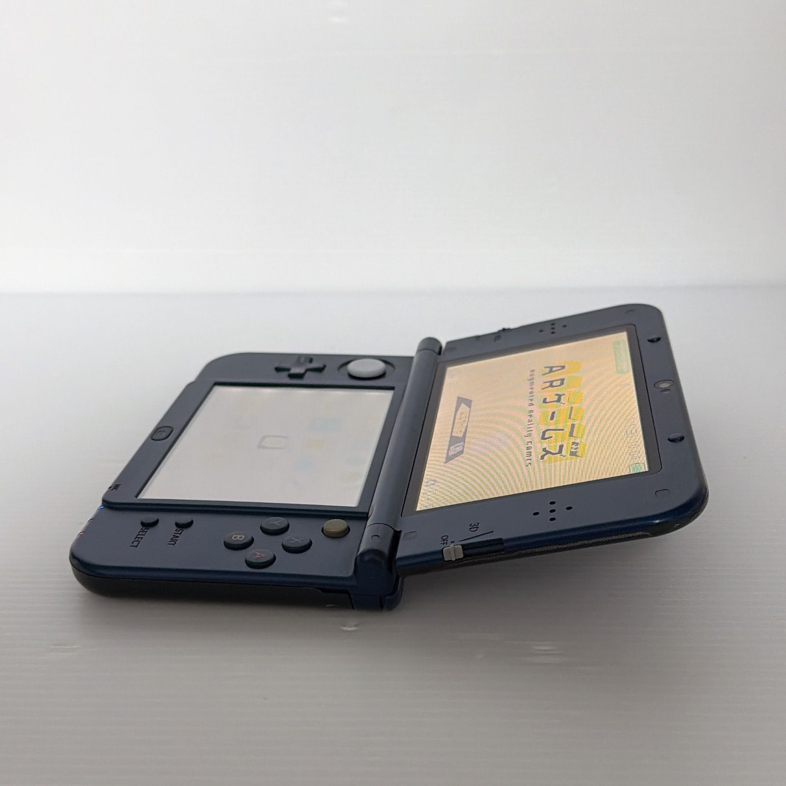 New ニンテンドー 3DSLL メタリックブルー 上画面IPS液晶 動作 済み 遊べるセット 3ds 3dsll 3DS LL 任天堂