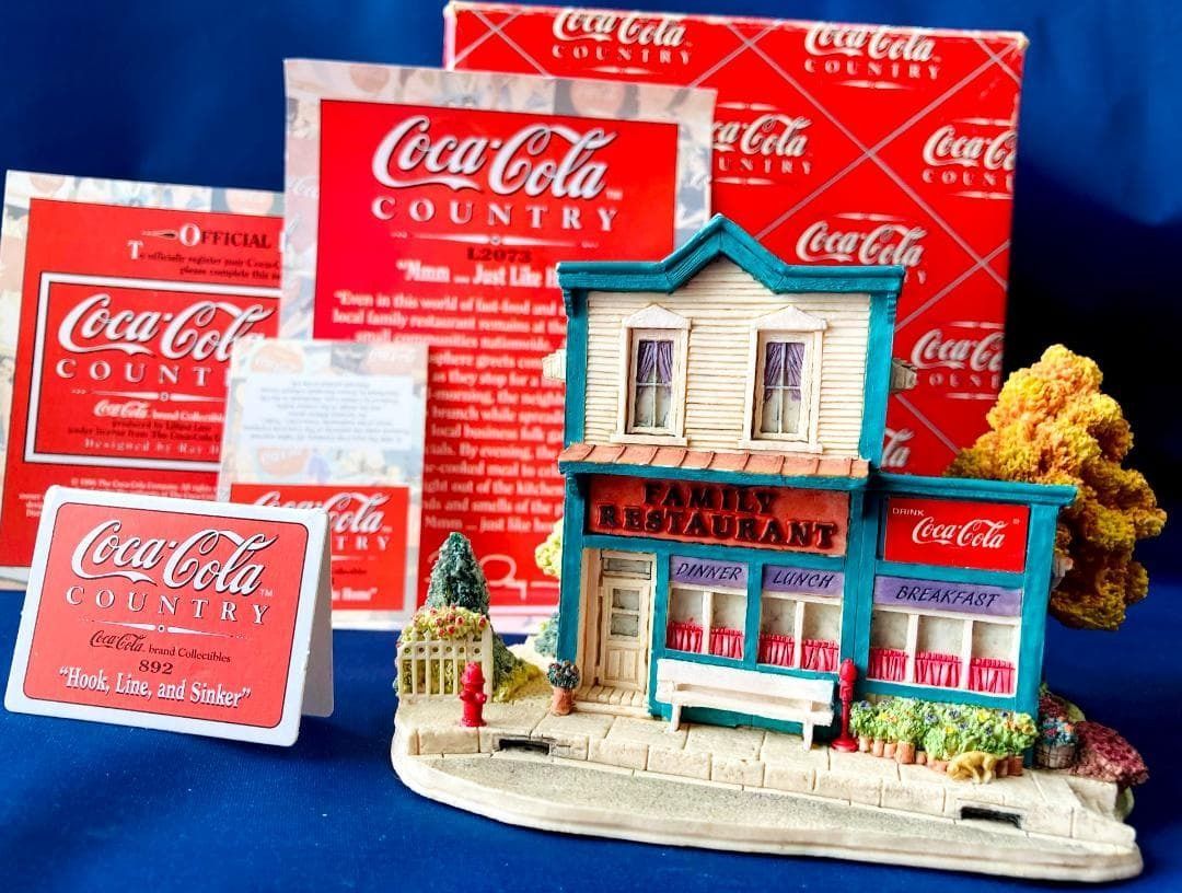 リリパットレーン Mmm Just Like Home コカ コーラ Coca Cola イギリス製 Lilliput Lane 箱 証明書 置物 ジオラマ ミニチュアハウス