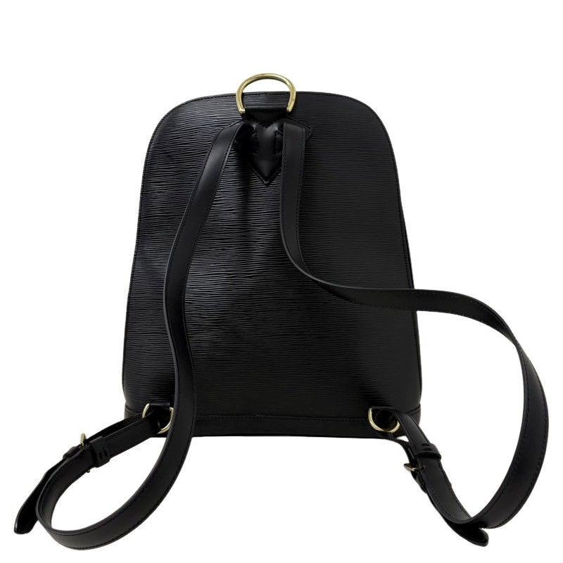 LOUIS VUITTON ルイヴィトン エピ ゴブラン バックパック M52292 ブラック レザー レディース 22510K799