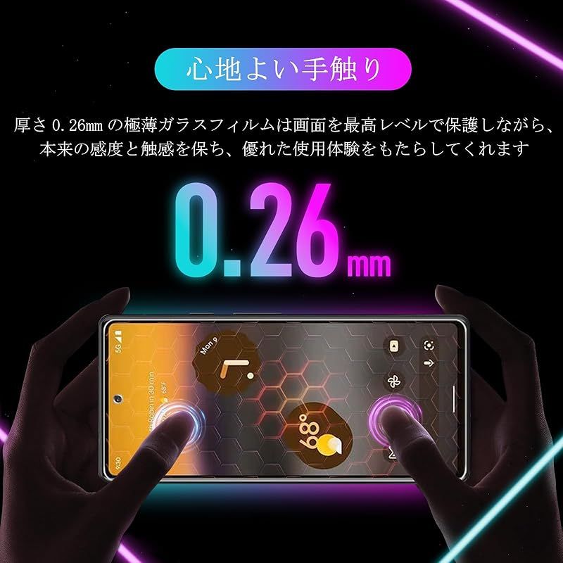 対応 Google Pixel 6a フイルム 覗き見防止【2枚セット-国産AGC旭硝子