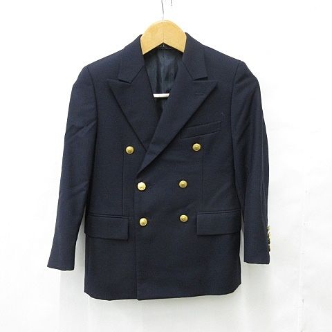 ポロ ラルフローレン POLO RALPH LAUREN ジャケット ブレザー ウール ネイビー 紺 140