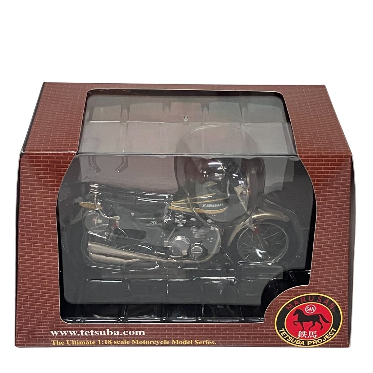 MARUSAN KAWASAKI Candy Yelow カワサキ 750RS キャンディー イエロー マルサン 1 18 オートバイ バイク ディスプレイモデル F10571044