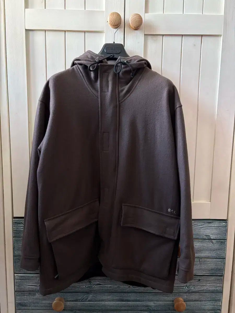 90s STU SaTurday of Us ハーフ ウール コート ジャケット mサイズ