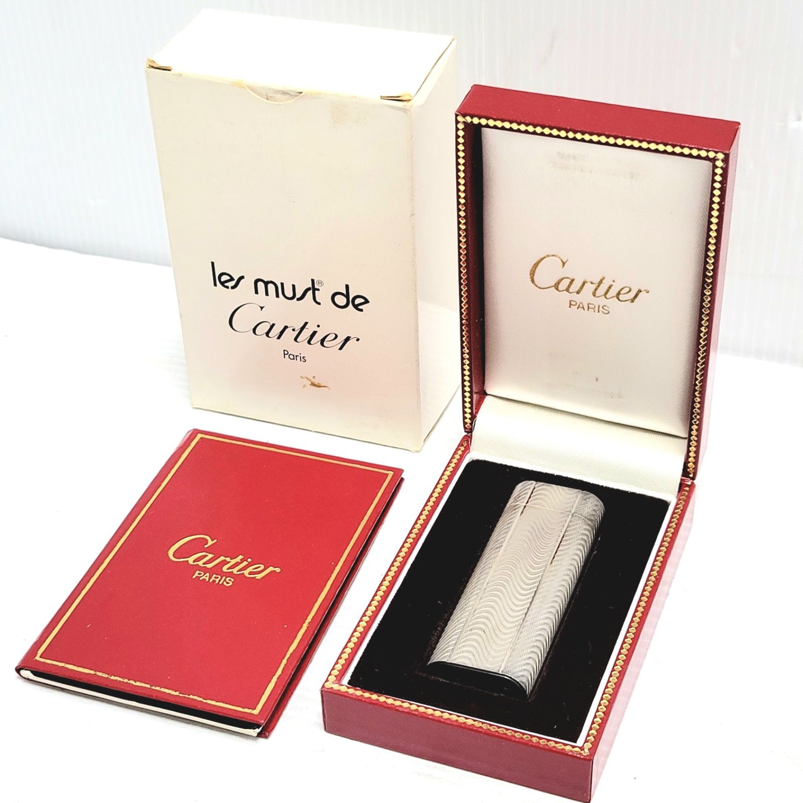 着火 済 Cartier カルティエ ガスライター シルバー