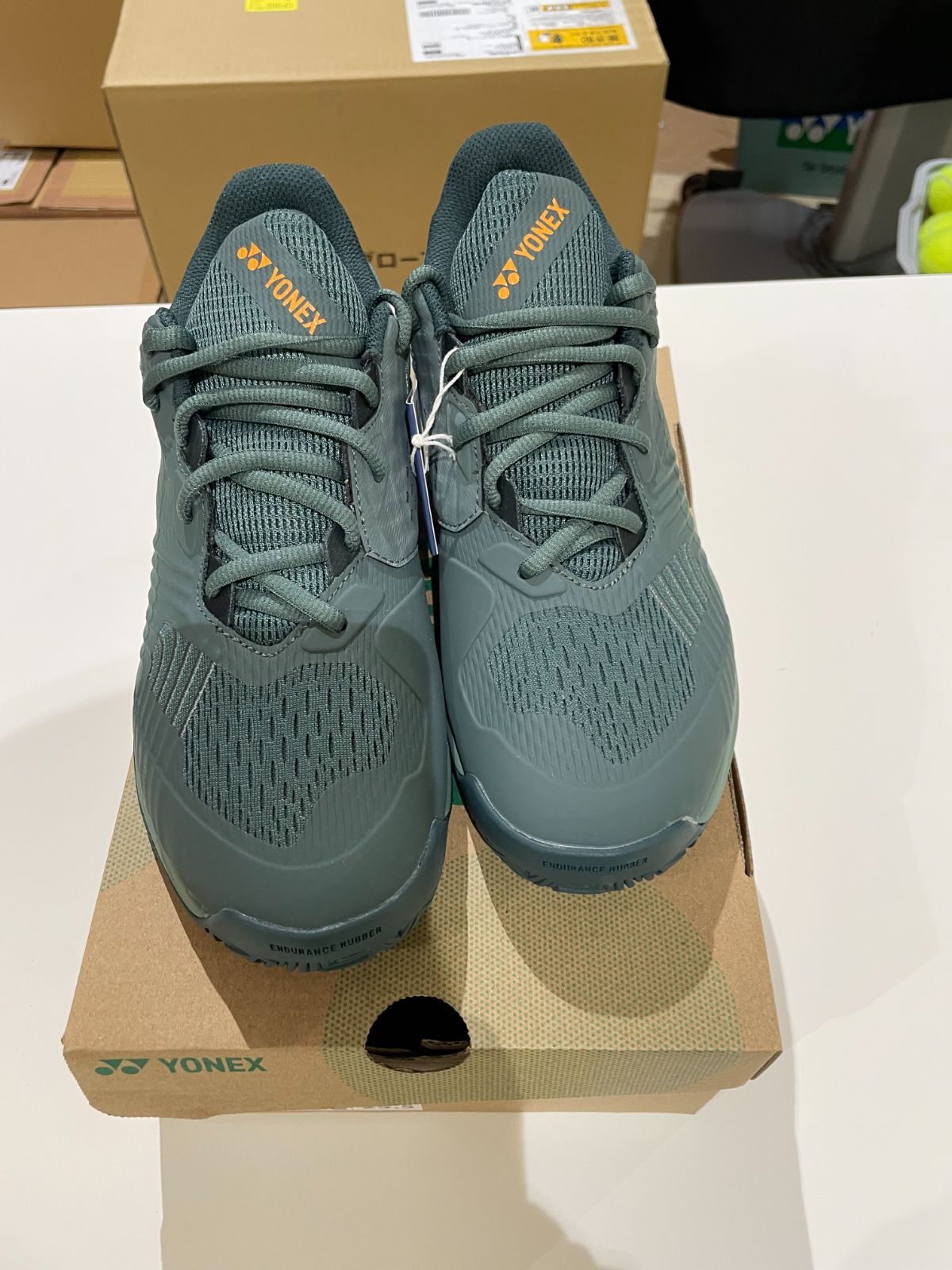 ヨネックス テニスシューズ パワークッションソニゲージメンAC SHTSCMA 25.5 カーキ