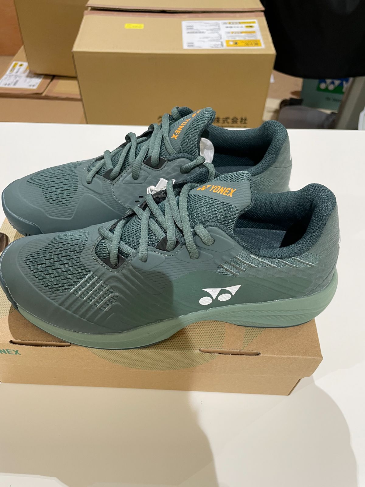 ヨネックス テニスシューズ パワークッションソニゲージメンAC SHTSCMA 25.5 カーキ