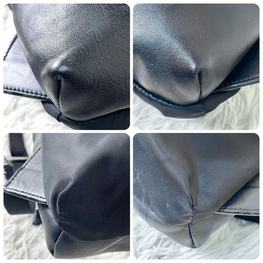 フェンディ FENDI リュックサック バックパック デカロゴ レザー