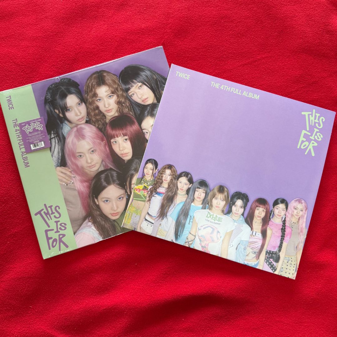 Twice THIS IS FOR US レコード DRAGONFRUIT GLITTER VINYL アメリカ レコード