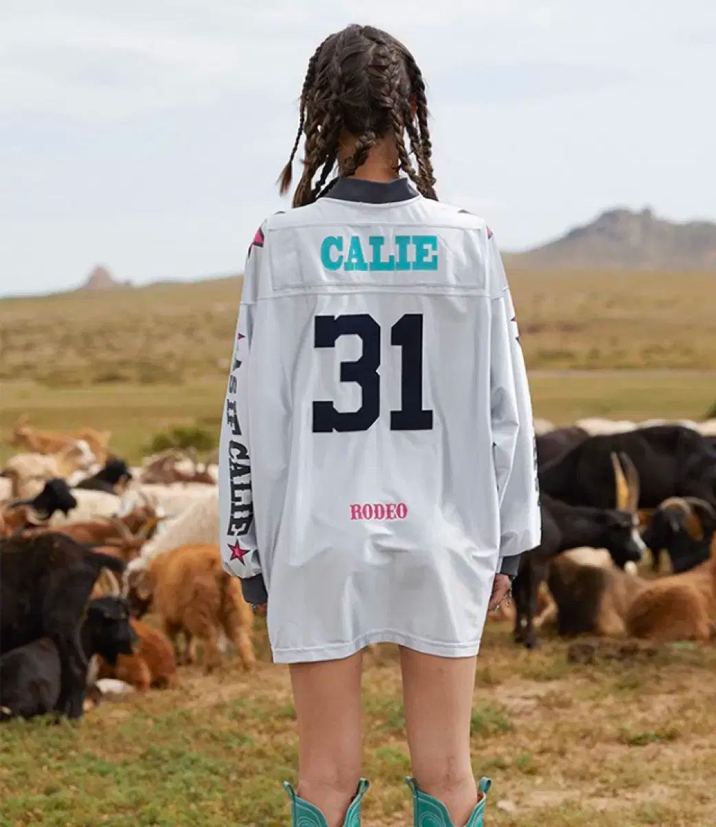 エズイフ キャル RODEO ロデオ フットボール ジャージ ウォームアップ シルバー グレー