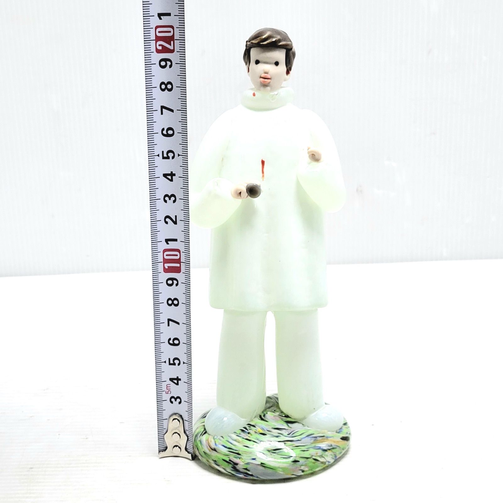 ボヘミア ドクター シリーズ ガラス 人形 チェコスロバキア bohemia