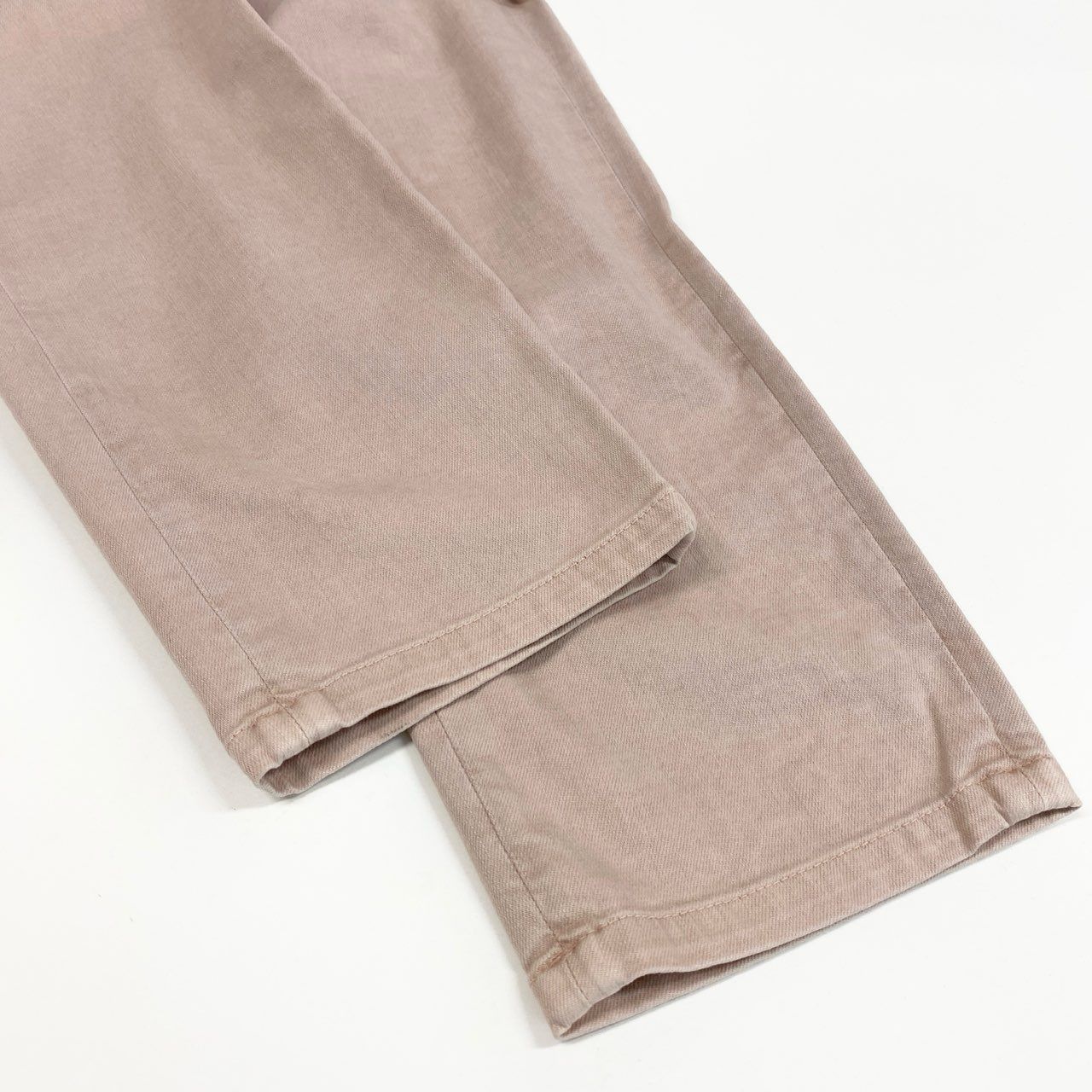 31k2 BRUNELLO CUCINELLI ブルネロクチネリ イタリア製 ビーズデザイン 2タックパンツ ボトムス 40 ピンク コットン レディースo07t DECORATOM_COM_BR
