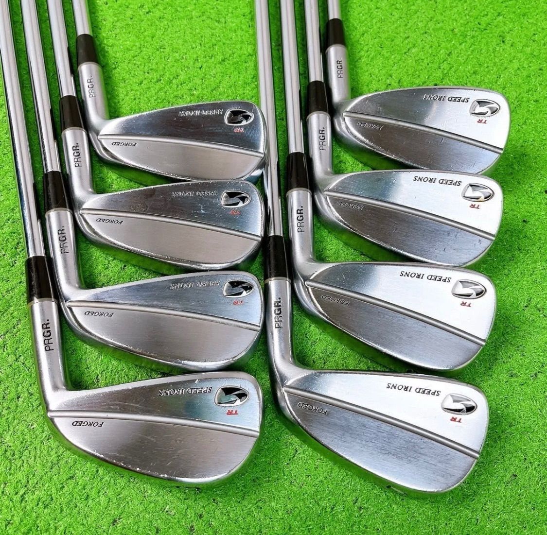 プロギア スピード アイアンセット 3-P TR 8本セット 右打ち メンズ PRGR SPEED IRONS Dynamic G S 200