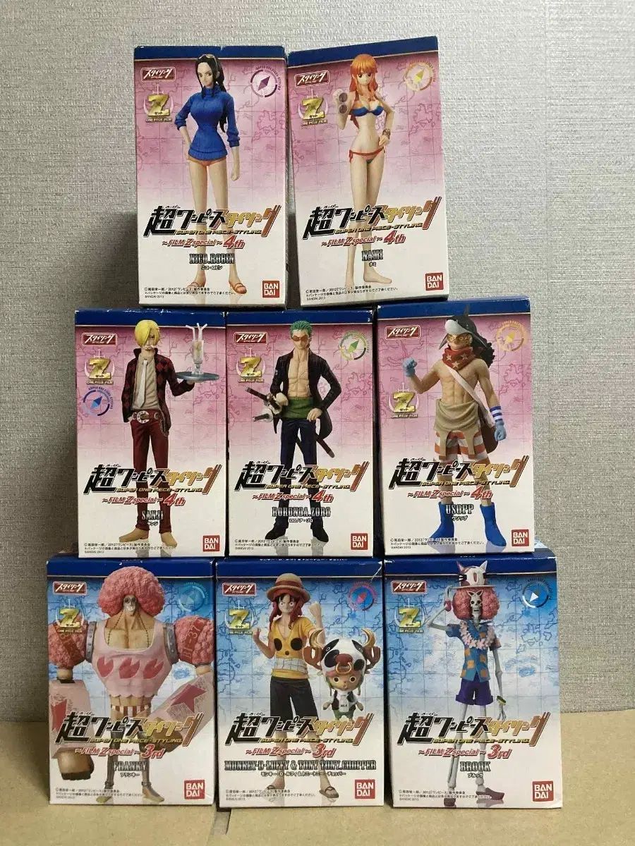 バンダイ ONE PIECE スタイリング フィルムZ フィギュア セット