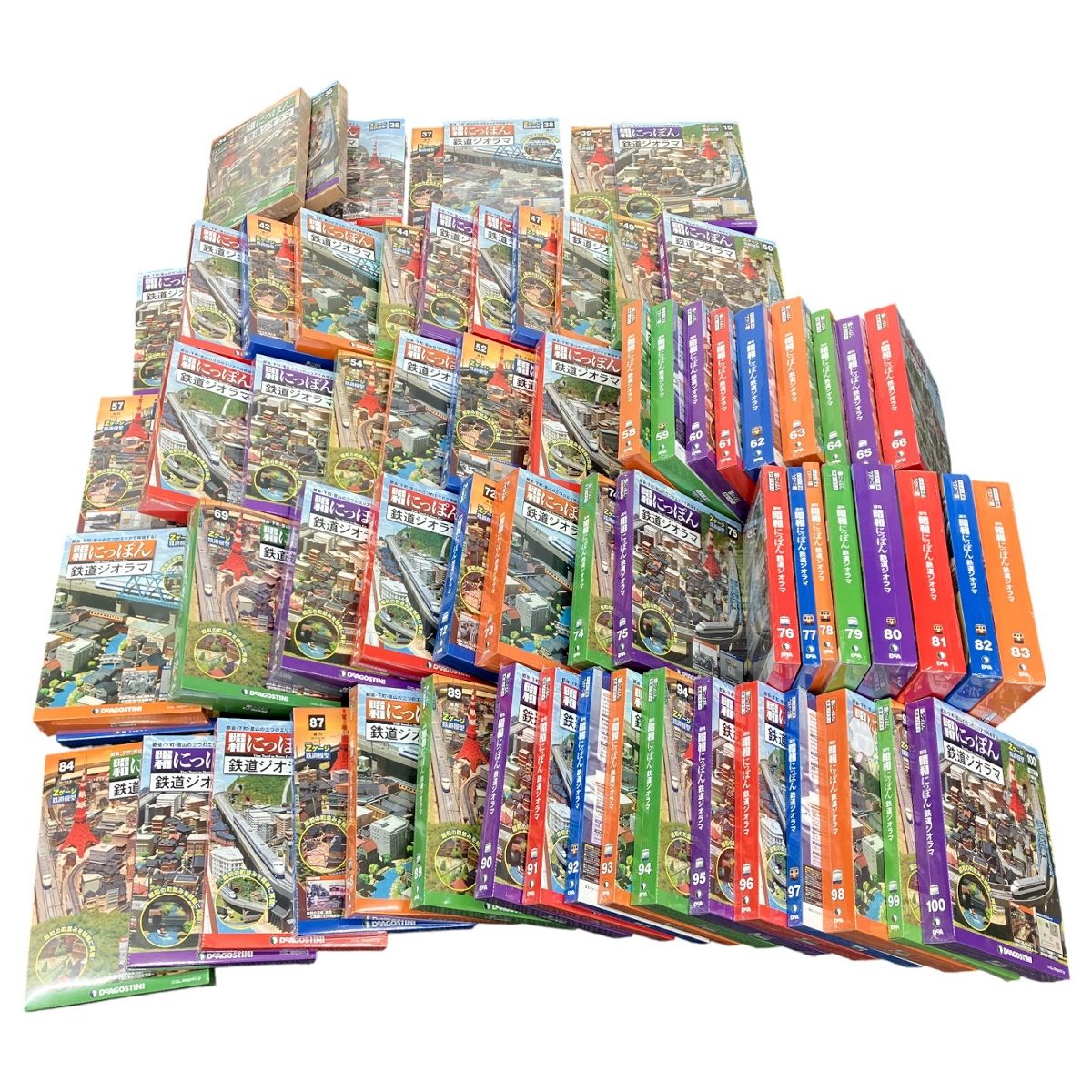 DeAGOSTINI ディアゴスティーニ 鉄道ジオラマ 15巻 34巻 100巻 合計 70巻 おまとめセット 多数 K10517105