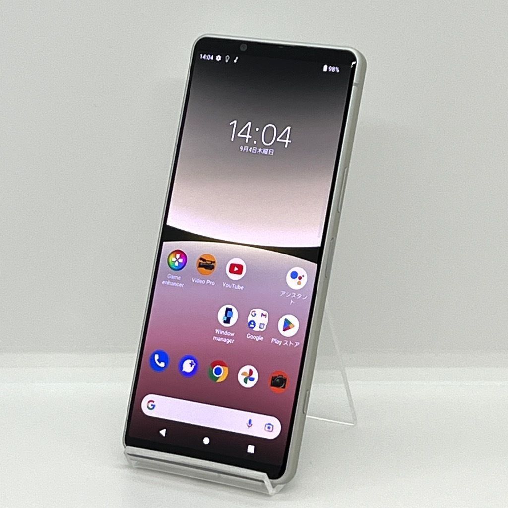 外装 Xperia 5 IV SOG09 エクリュホワイト au SIMフリー 128GB 8GB 5G対応 スマホ本体 H509