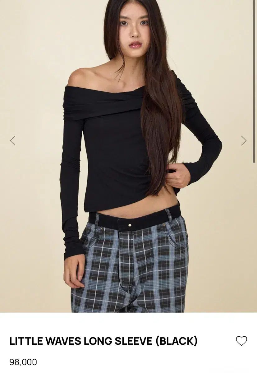 新 商品 グロウニー ウェーブ ロング スリーブ ブラック