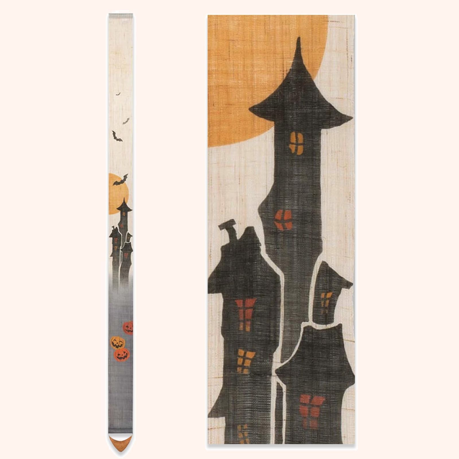 ルシエール ジャパン 約 麻生地 タペストリー 細タペストリー 掛け軸 インテリア 京都洛柿庵 ディスプレイ 和モダン