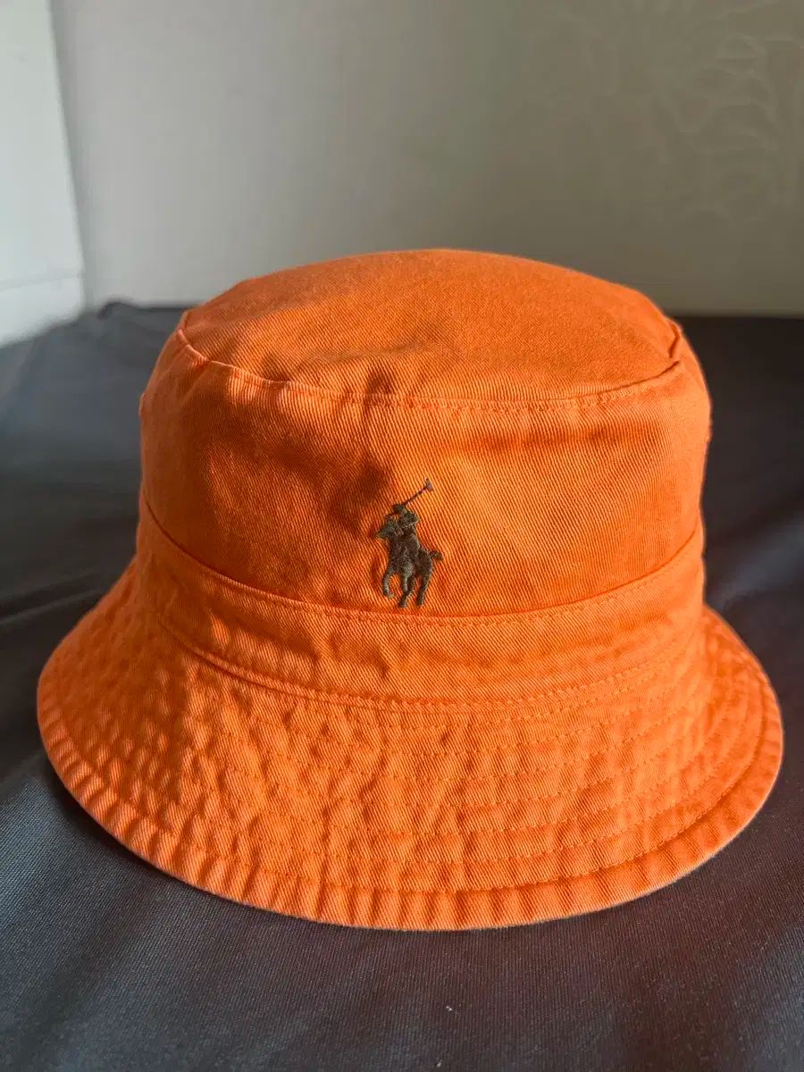 ポロ ラルフ ローレン リバーシブル バケットハット カモ オレンジ