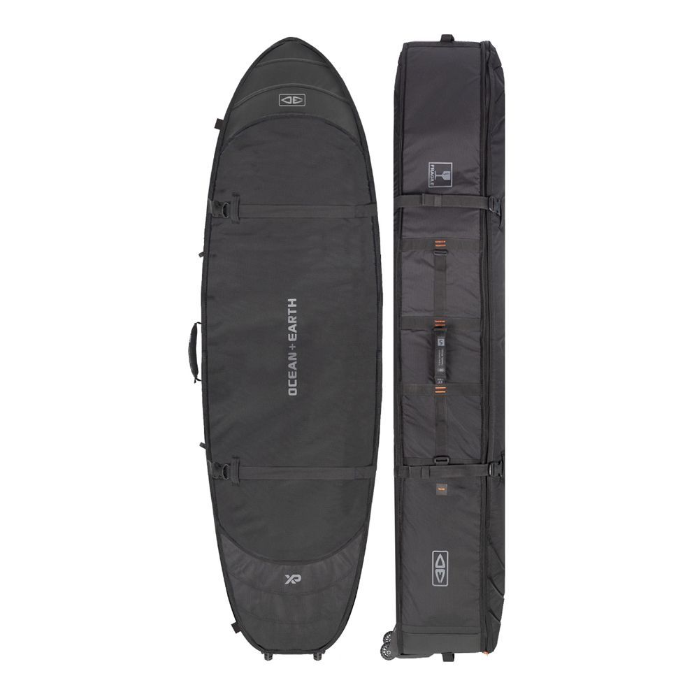 O-E HYPA FISH SHORT TRAVEL COVER WHEEL 7.6ft|4本収納 オーシャンアンドアース トラベルケース 7 6 ブラック